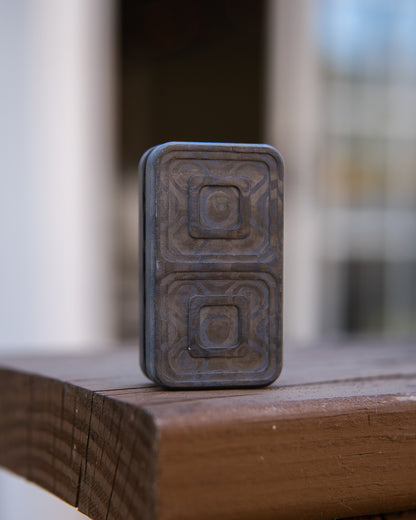 Echo Tile Fidget Slider - Maker's Choice, Black Camo Carbon Fiber