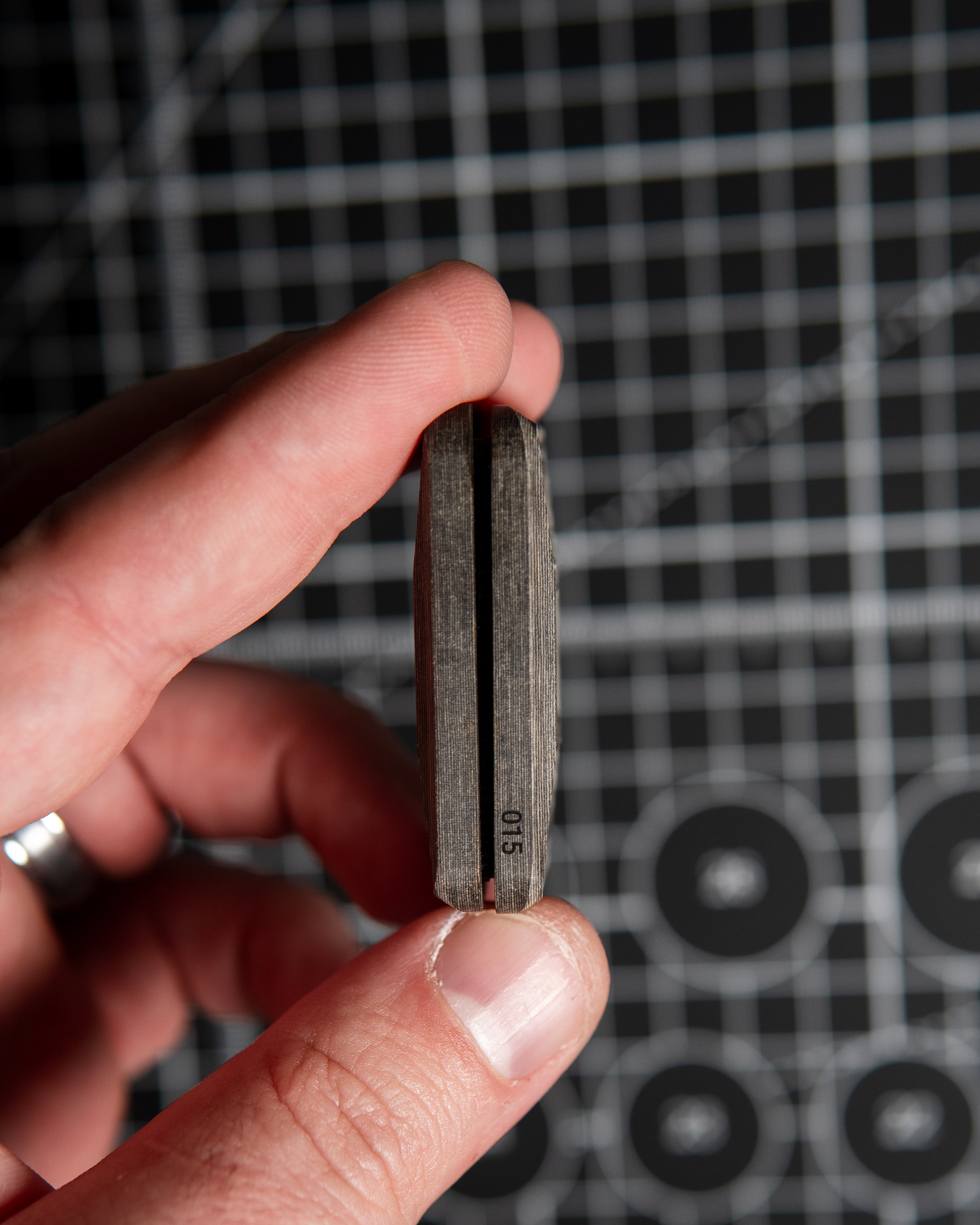 Delta Ergo Pro Tile Fidget Slider - Maker's Choice, Richlite Columbia