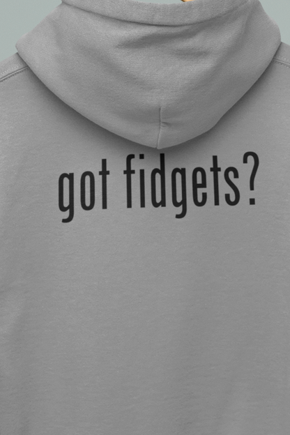 “got fidgets?” Minimalist Hoodie