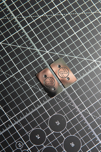 Delta Tile - Stainless Steel Slide Plates (High Polish) [Prototype]