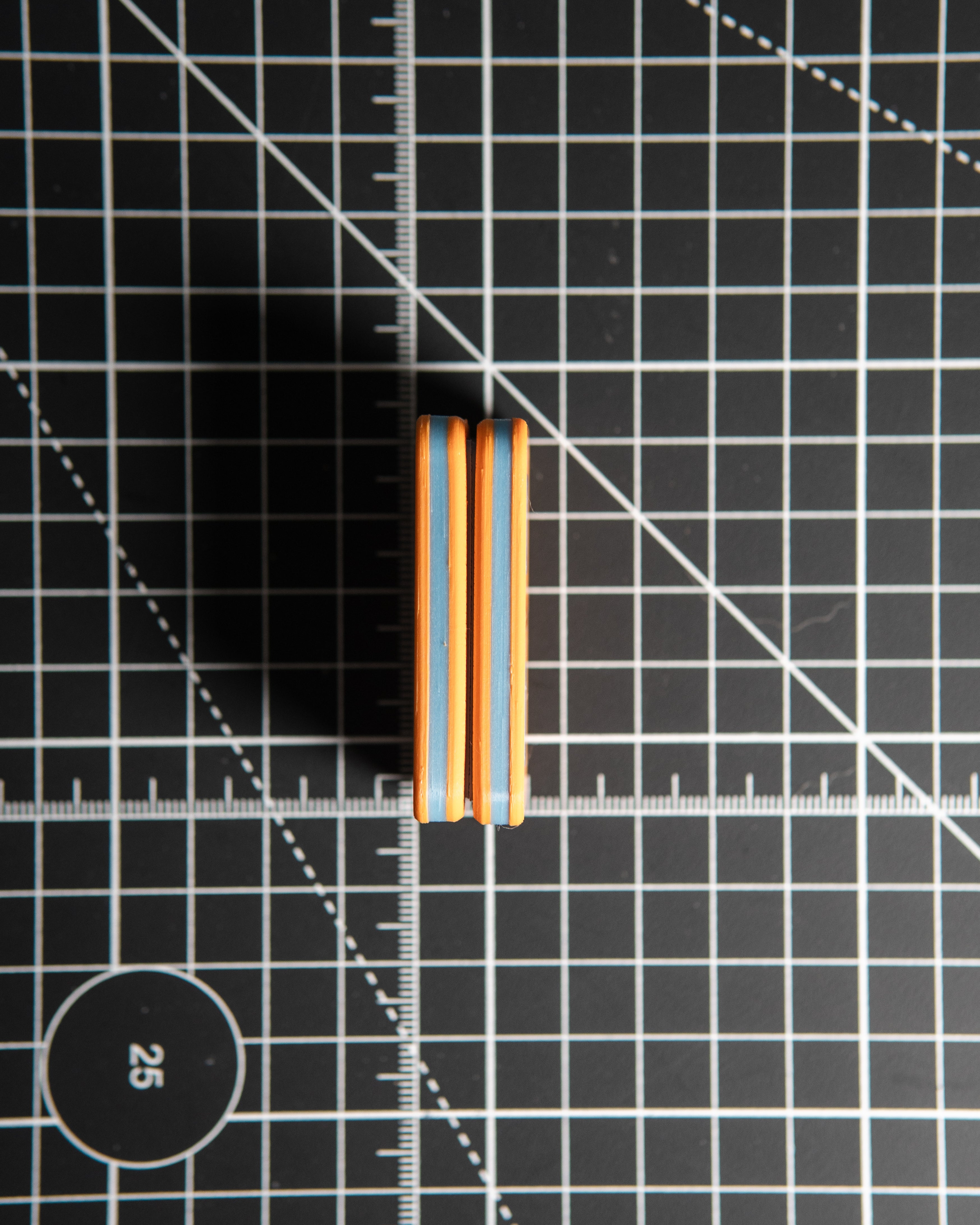 Echo Tile - Maker's Choice, Glow Orange and Blue Plastic [Blem]