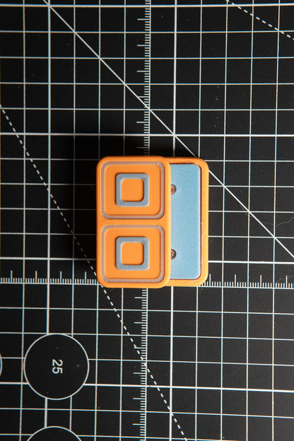 Echo Tile - Maker's Choice, Glow Orange and Blue Plastic [Blem]