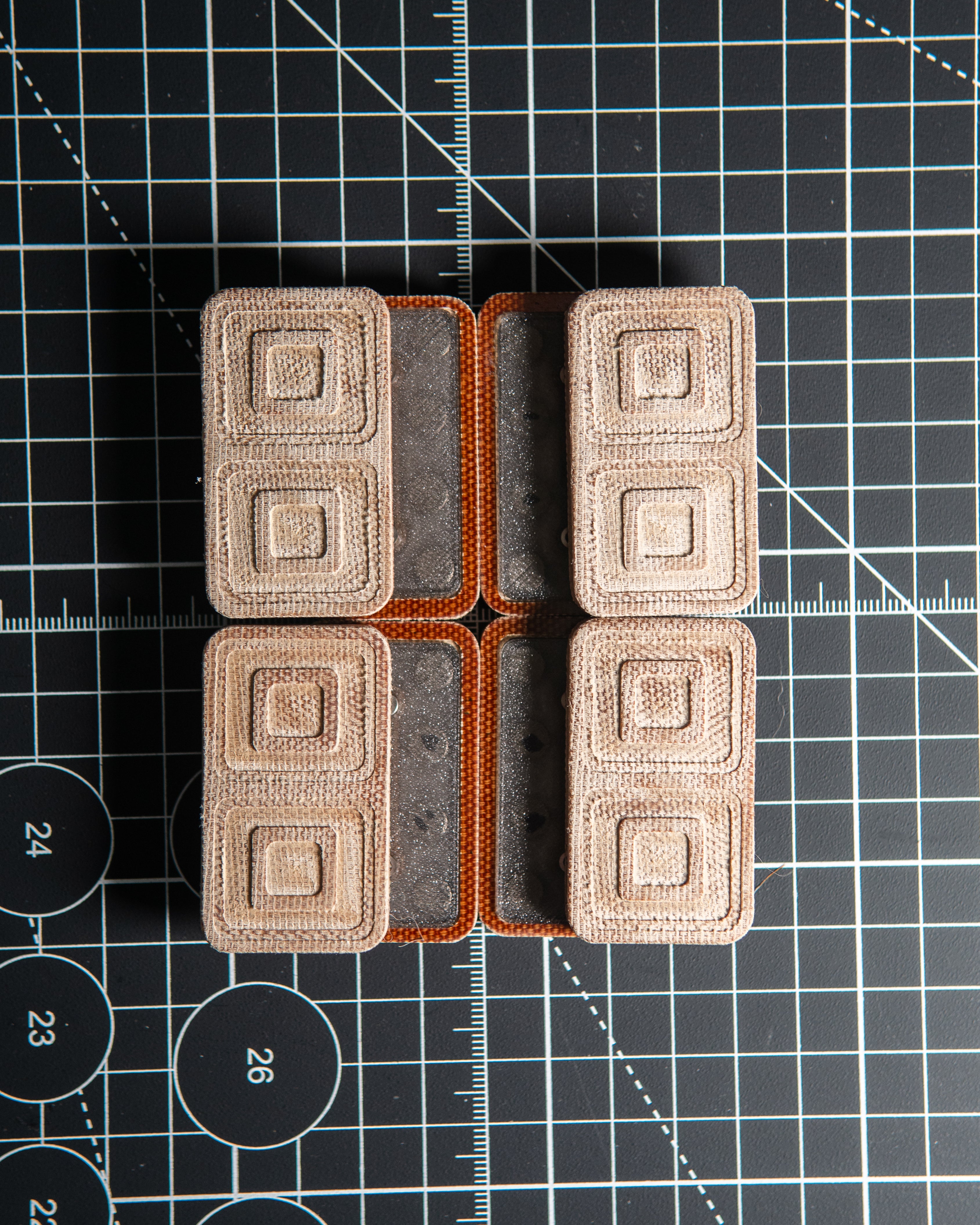 Echo Tile - Maker's Choice, Vintage Caramel Micarta [Blem]