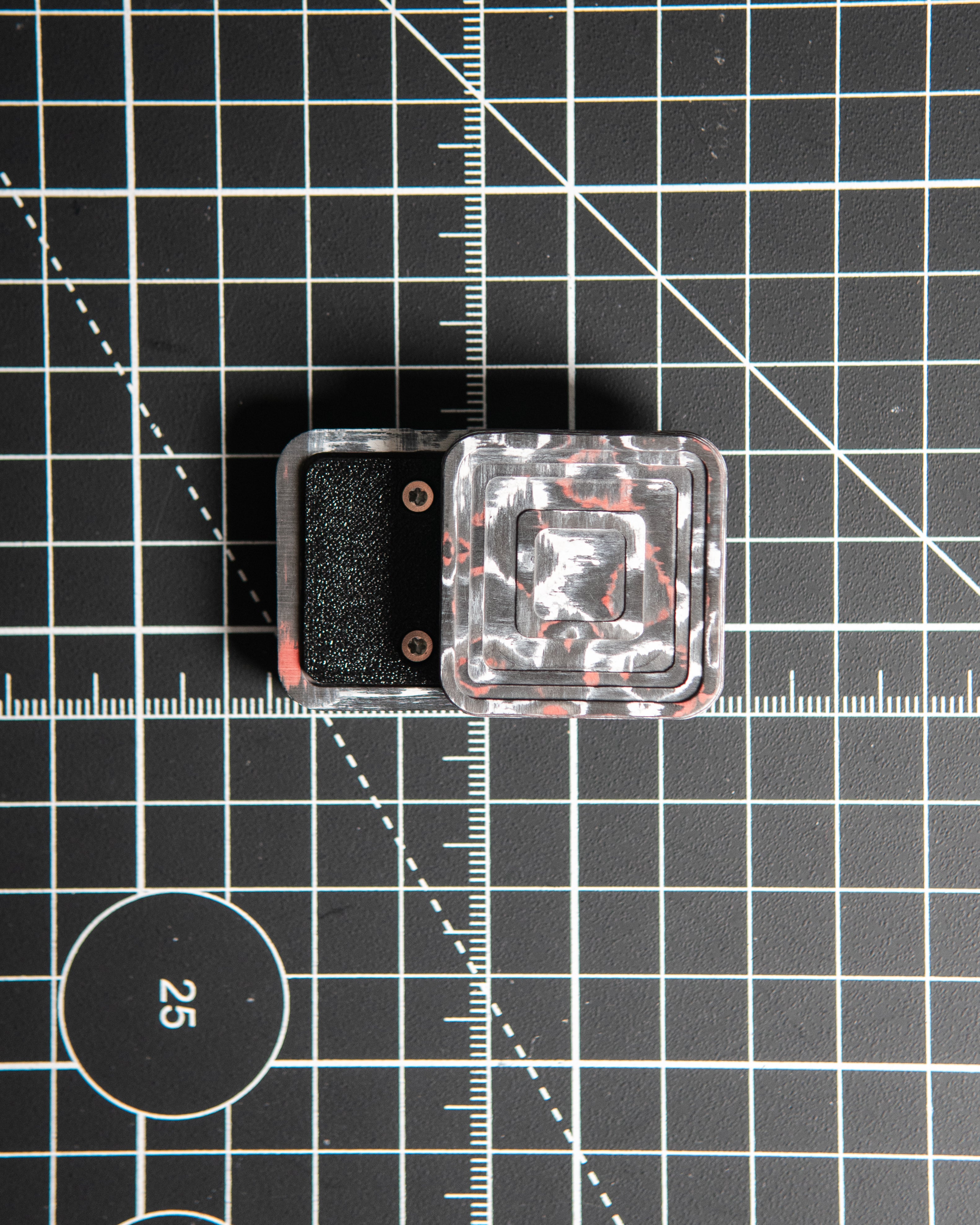 Mini Tile - Maker's Choice, Snow Fire Carbon Fiber [Blem]