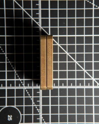 Tile Fidget Slider (Gen 2) - Brass [Prototype]