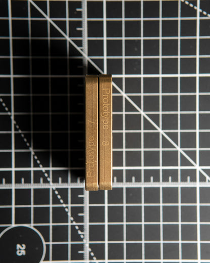 Tile Fidget Slider (Gen 2) - Brass [Prototype]