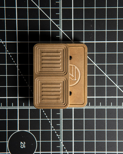 Tile Fidget Slider (Gen 2) - Brass [Prototype]