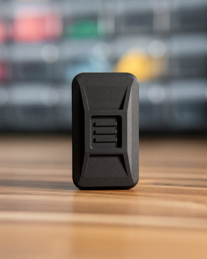 Delta Ergo Tile Fidget Slider - Maker's Choice, Aluminum Blackout Edition