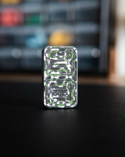 Delta Pro Tile Fidget Slider - Maker's Choice, Peak Pines Carbon Fiber