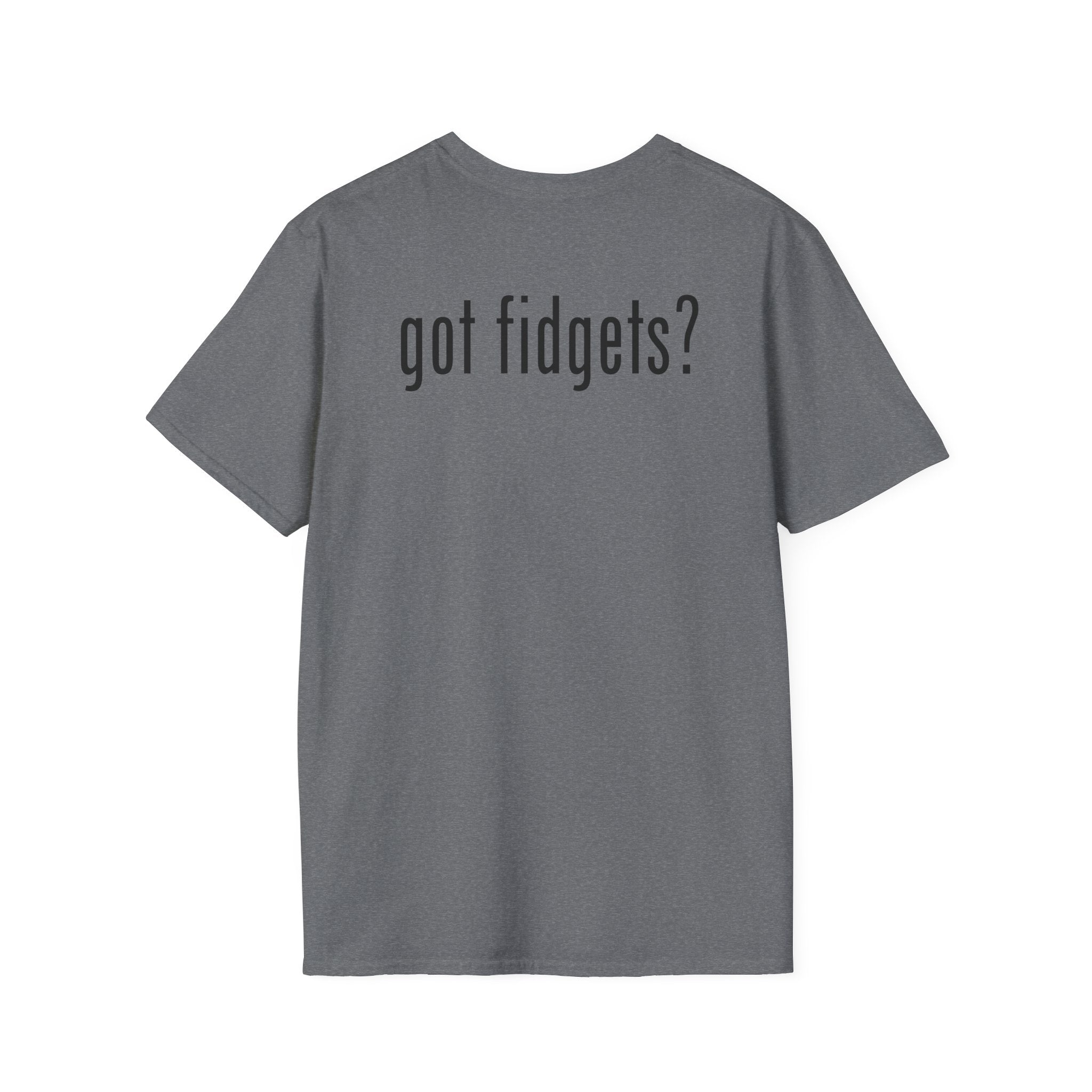 “got fidgets?” Minimalist Tee