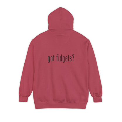 “got fidgets?” Minimalist Hoodie