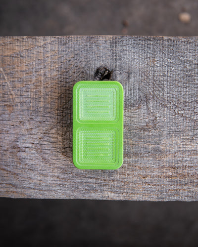 Delta Tile Fidget Slider - Maker's Choice, Toxic Green G10
