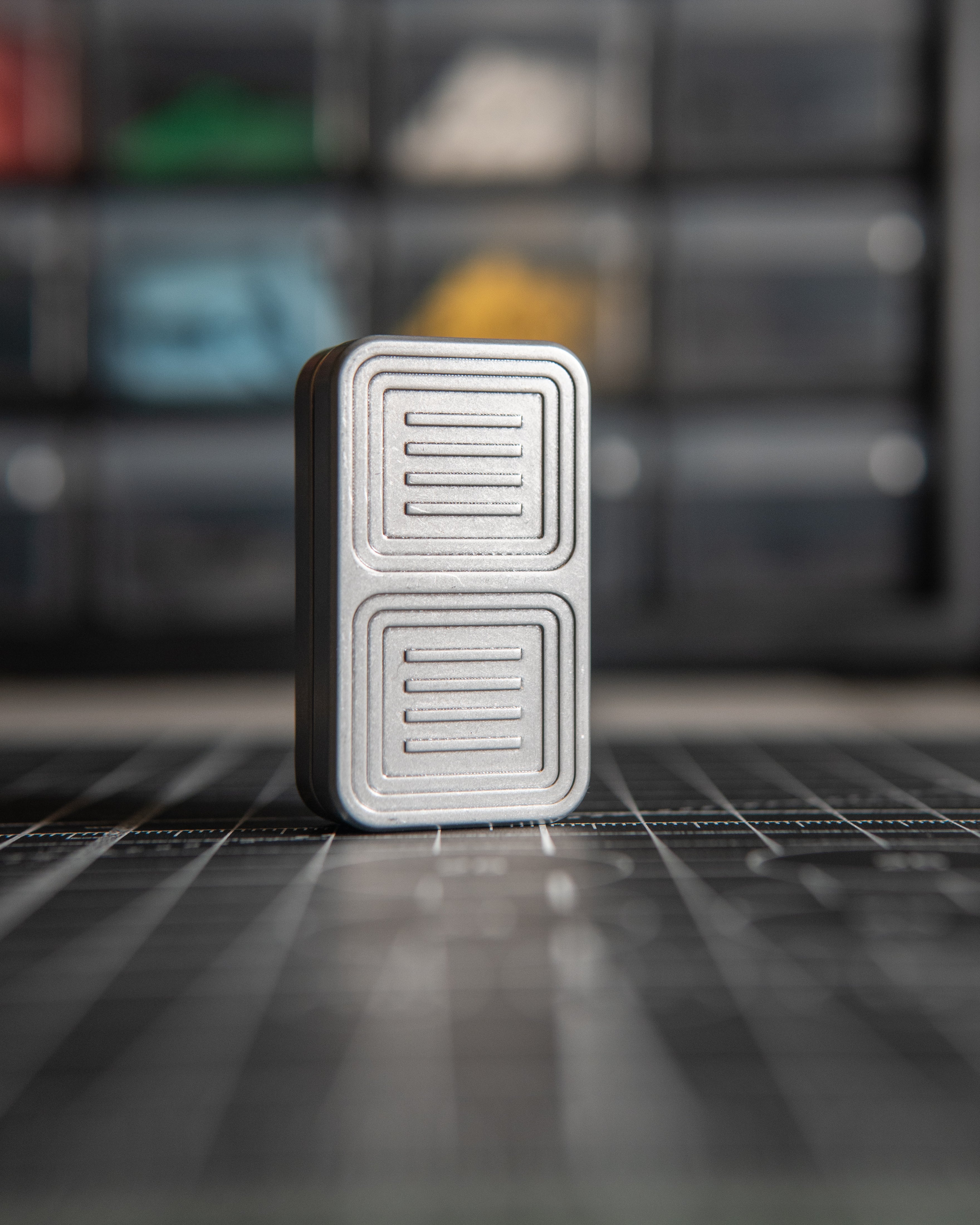 Delta Tile Fidget Slider - Aluminum