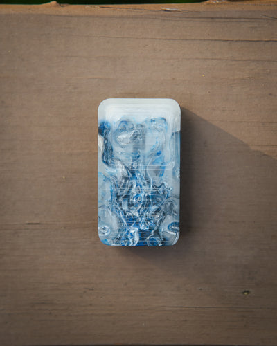 Tile Fidget Slider (Gen 2) - Maker's Choice, Blue Smoke Resin #2