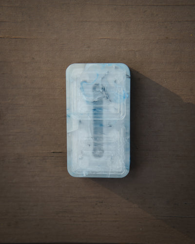 Tile Fidget Slider (Gen 2) - Maker's Choice, Blue Smoke Resin #3