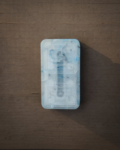 Tile Fidget Slider (Gen 2) - Maker's Choice, Blue Smoke Resin #3