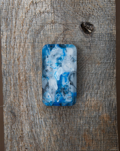 Delta Tile Fidget Slider - Maker's Choice, Blue Smoke Resin #1