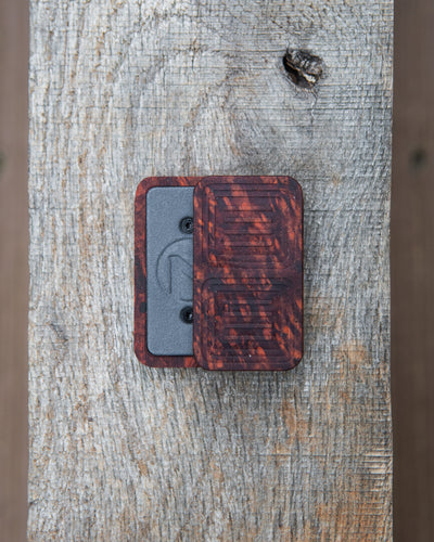 Delta Tile Fidget Slider - Maker's Choice, Amboyna Burl