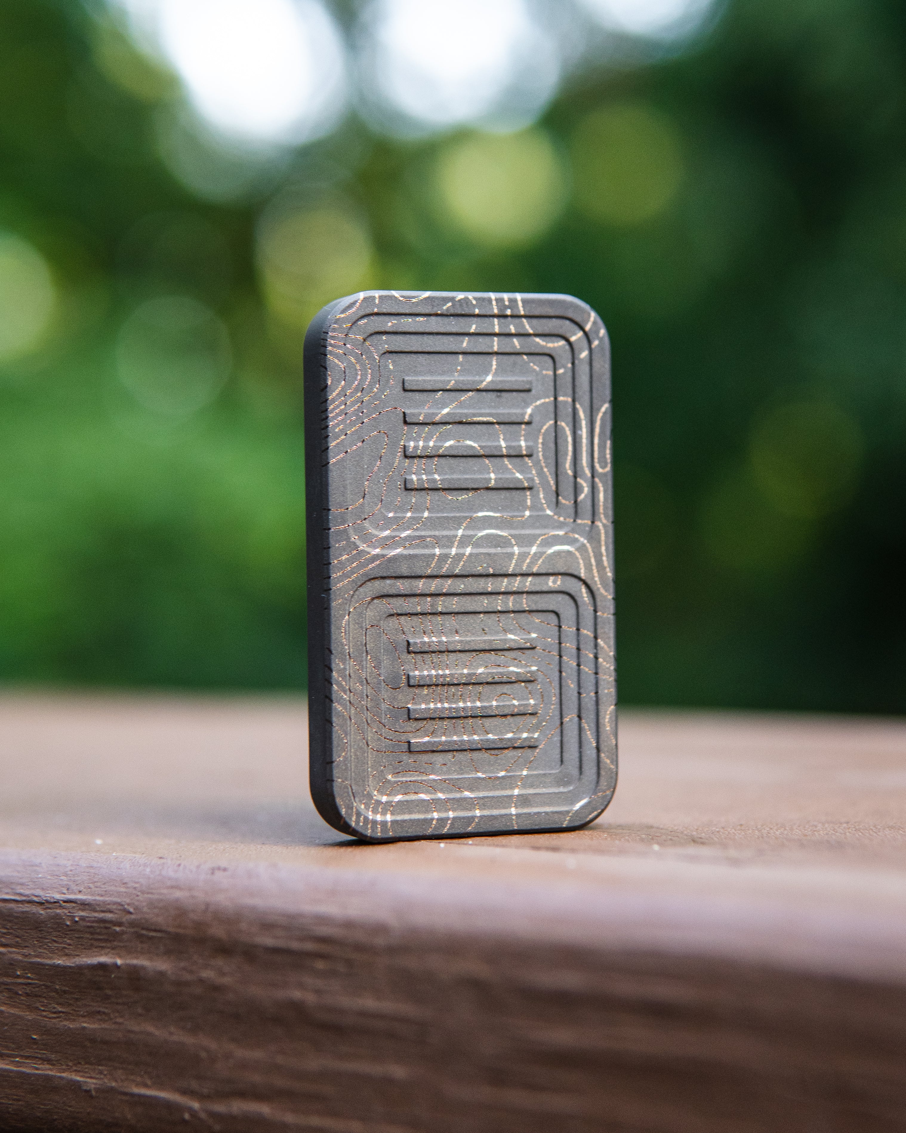 Delta Tile Fidget Slider - Titanium