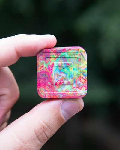 Mini Tile Fidget Slider - Maker's Choice, Tempest Resin