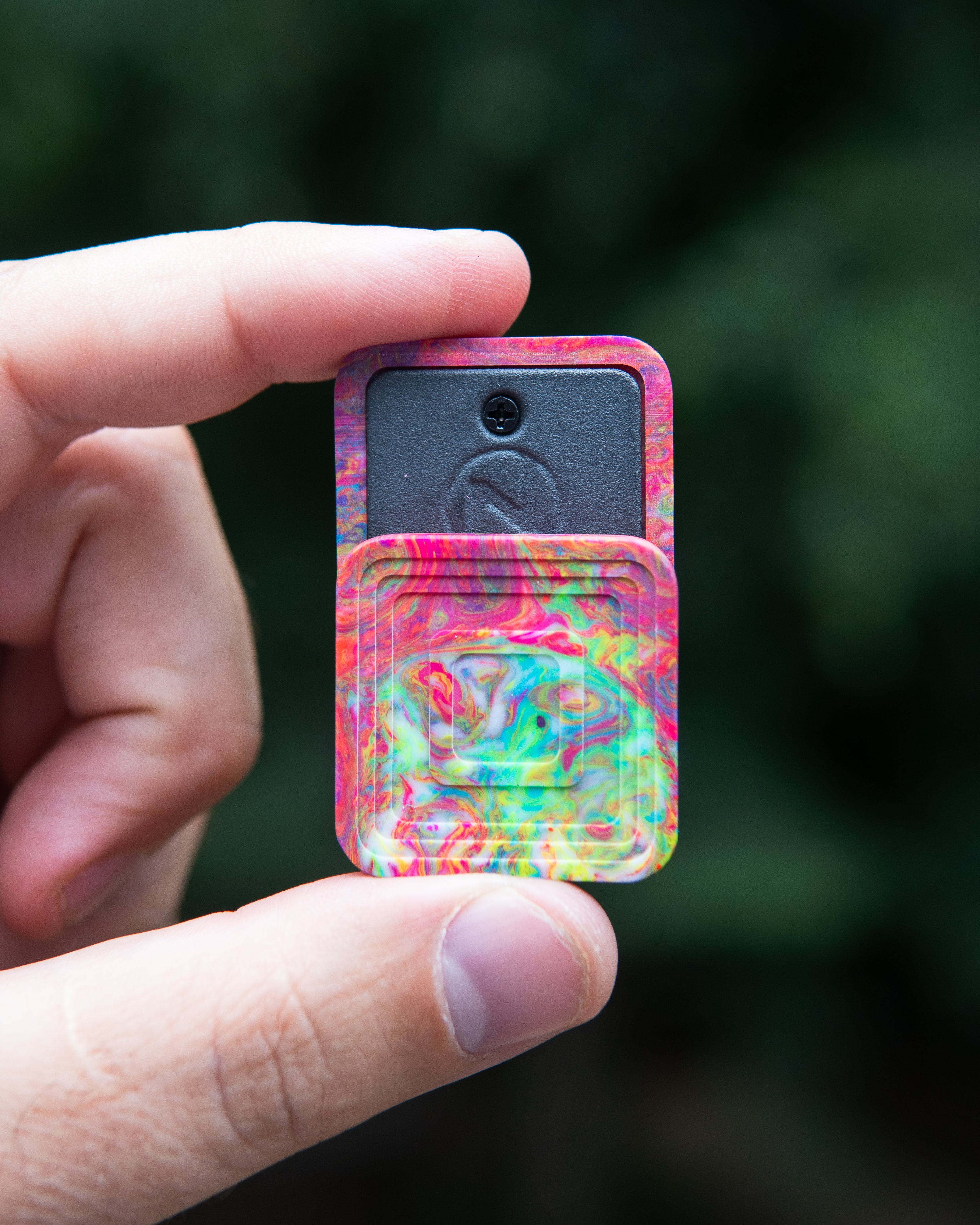 Mini Tile Fidget Slider - Maker's Choice, Tempest Resin
