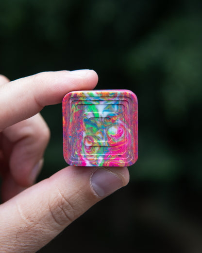 Mini Tile Fidget Slider - Maker's Choice, Tempest Resin