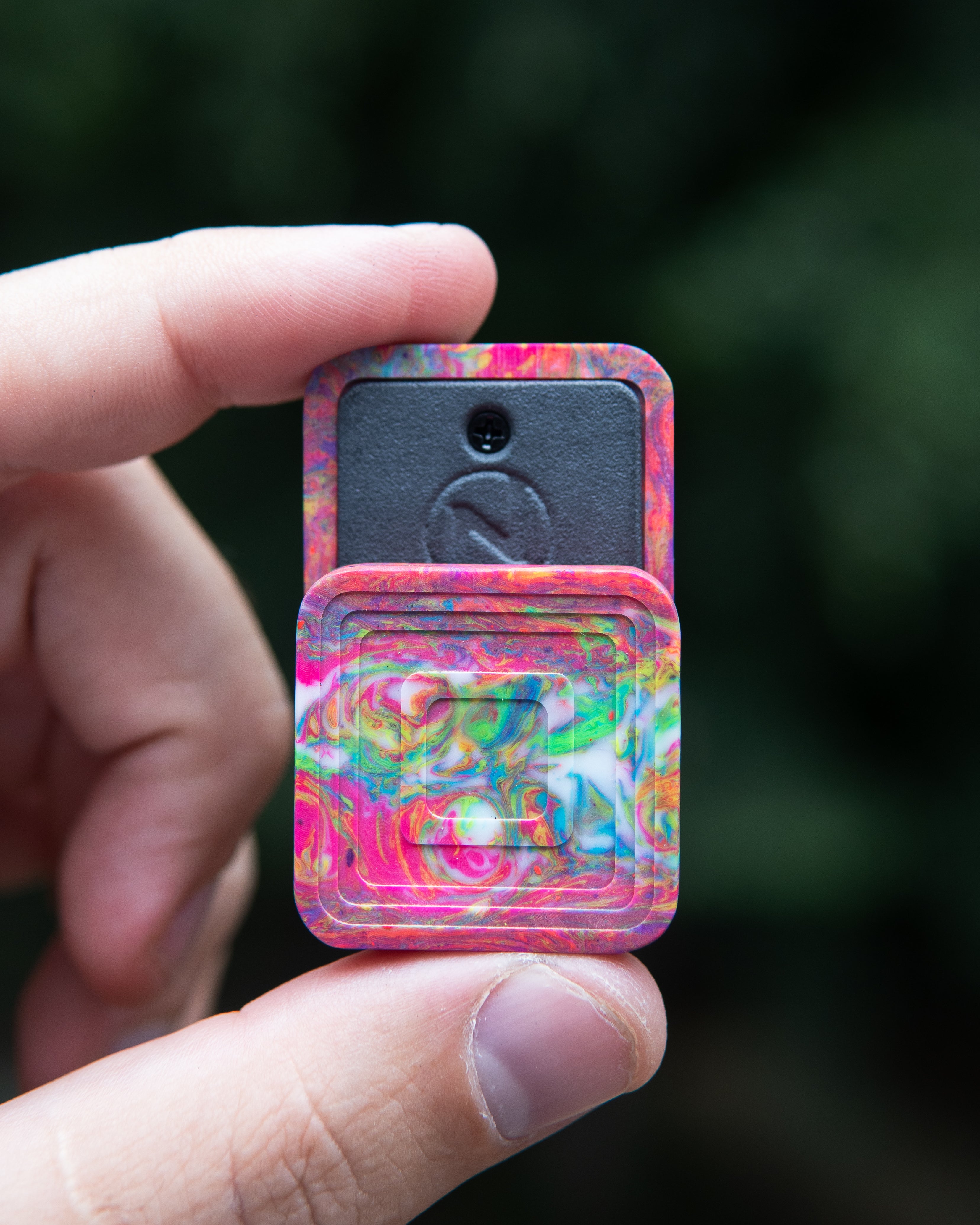 Mini Tile Fidget Slider - Maker's Choice, Tempest Resin