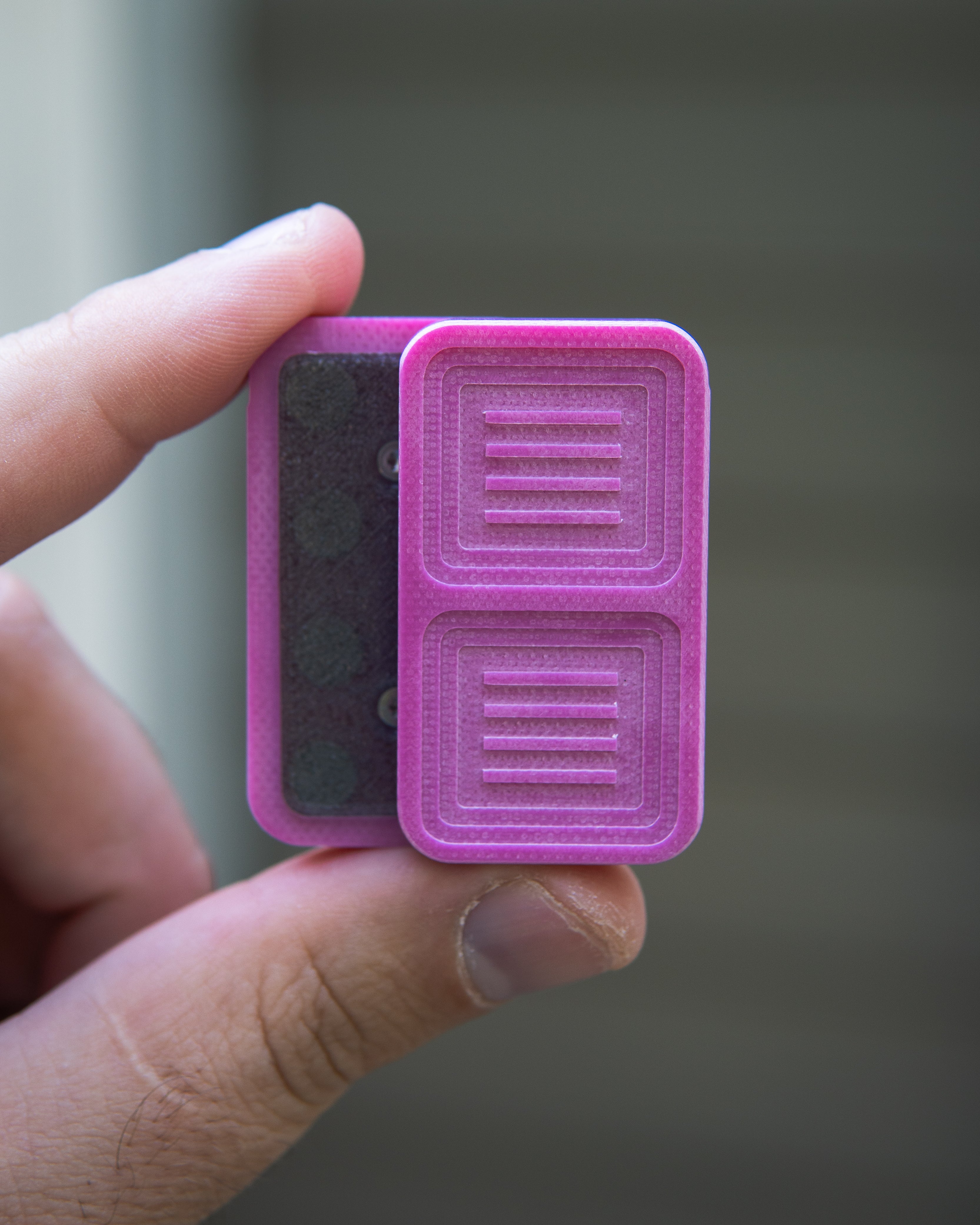 Delta Tile Fidget Slider - Maker's Choice, Pink G10