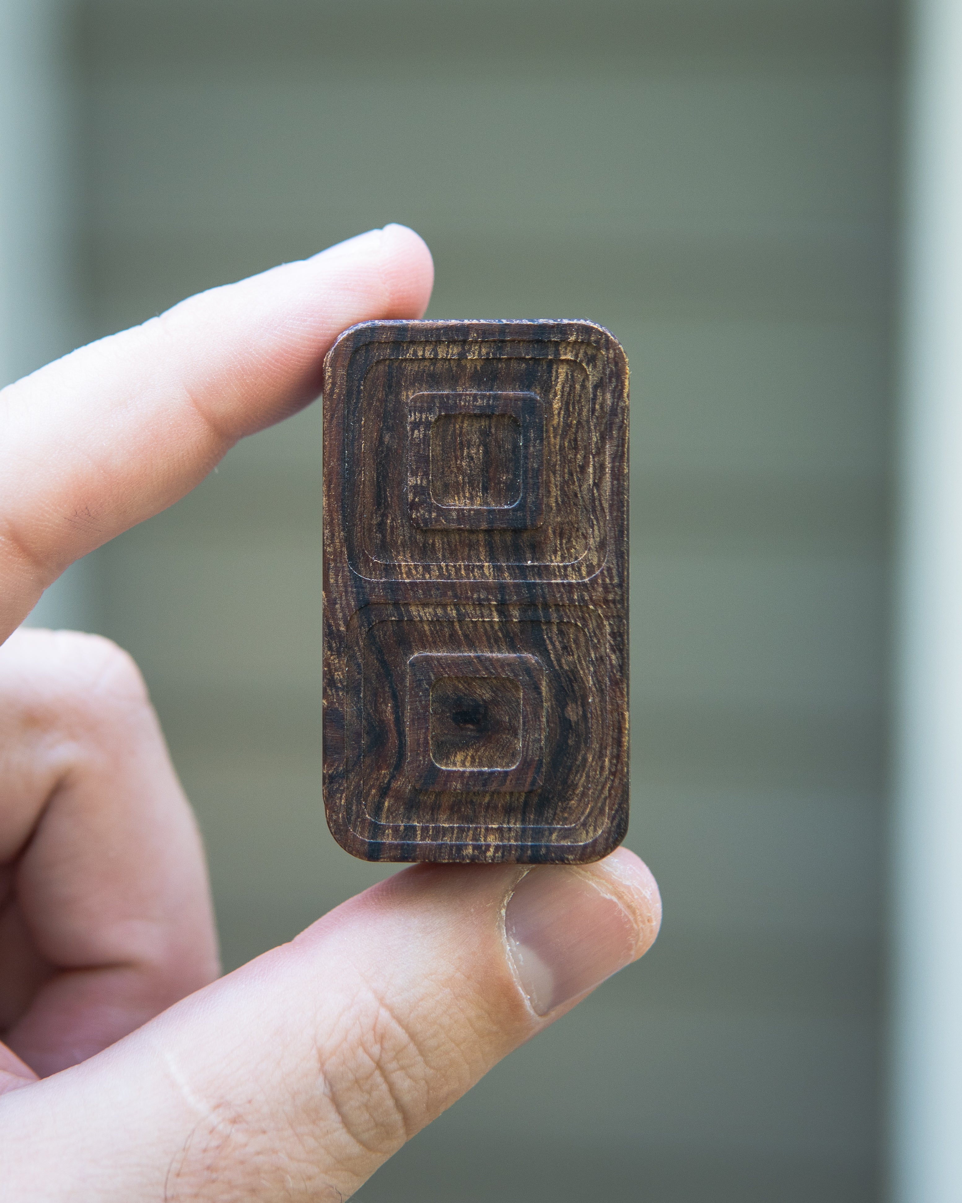 Echo Tile Fidget Slider - Maker's Choice, Ironwood