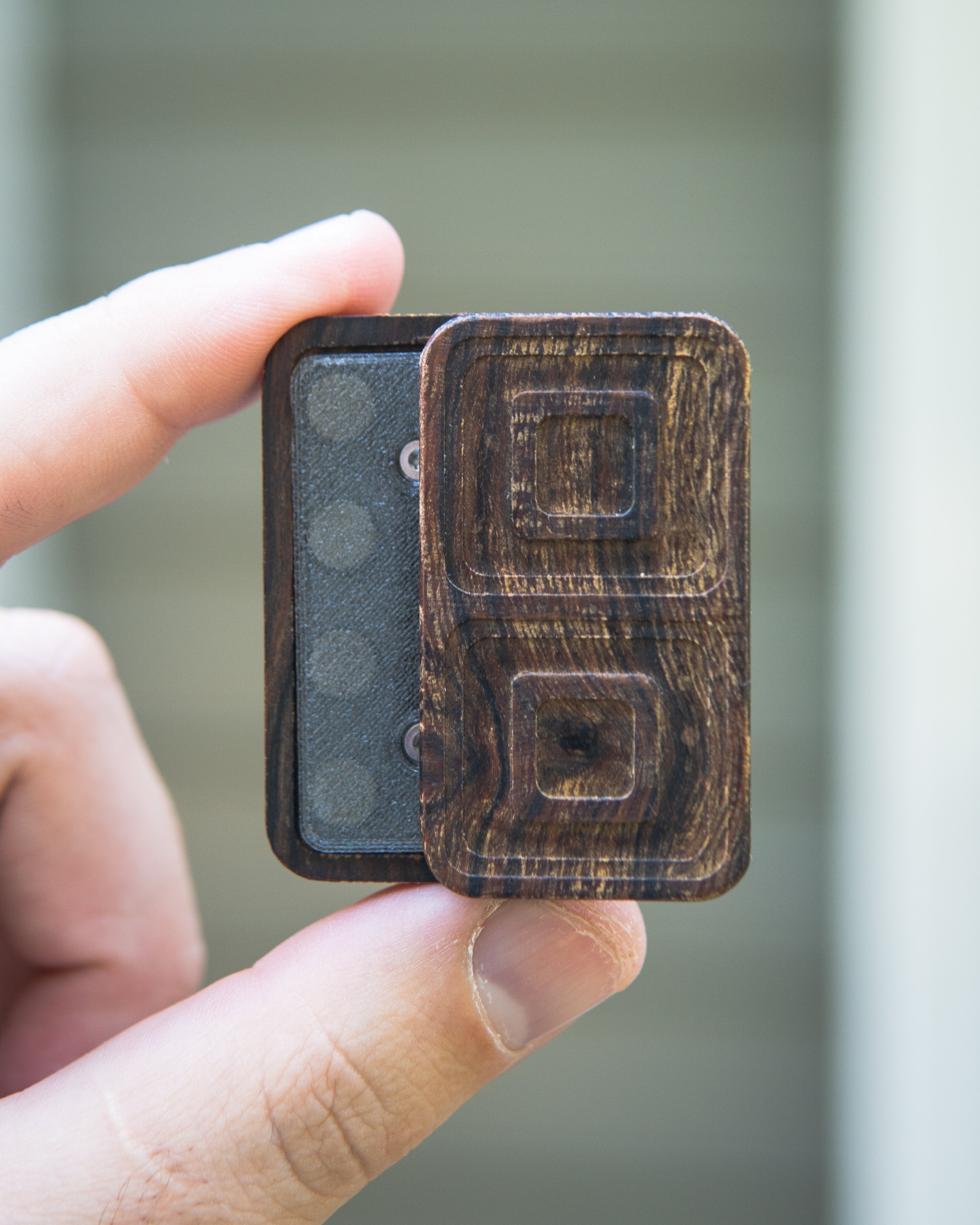 Echo Tile Fidget Slider - Maker's Choice, Ironwood