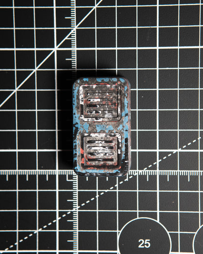 Delta Tile Fidget Slider - Maker's Choice, Nebula Carbon Fiber