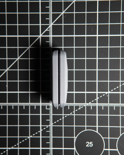 Delta Ergo Tile Fidget Slider - Grey Plastic