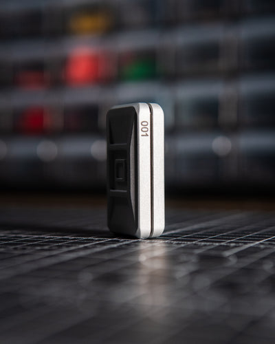 Echo Ergo Tile Fidget Slider - Aluminum