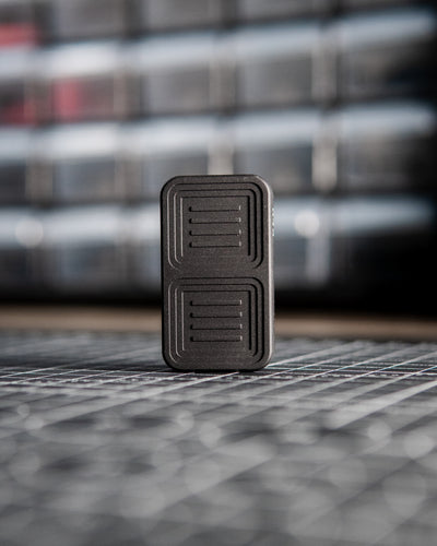 Delta Tile Fidget Slider - Maker's Choice, Aluminum Blackout Edition
