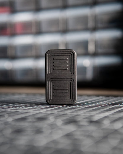 Delta Tile Fidget Slider - Maker's Choice, Aluminum Blackout Edition