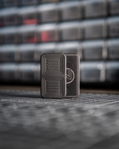 Delta Tile Fidget Slider - Maker's Choice, Aluminum Blackout Edition