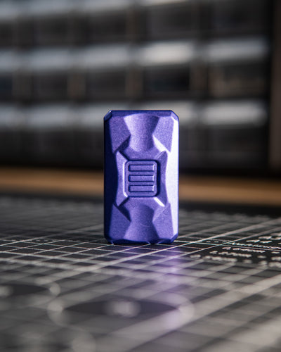 Delta Appa Tile - Aluminum, Midnight Violet