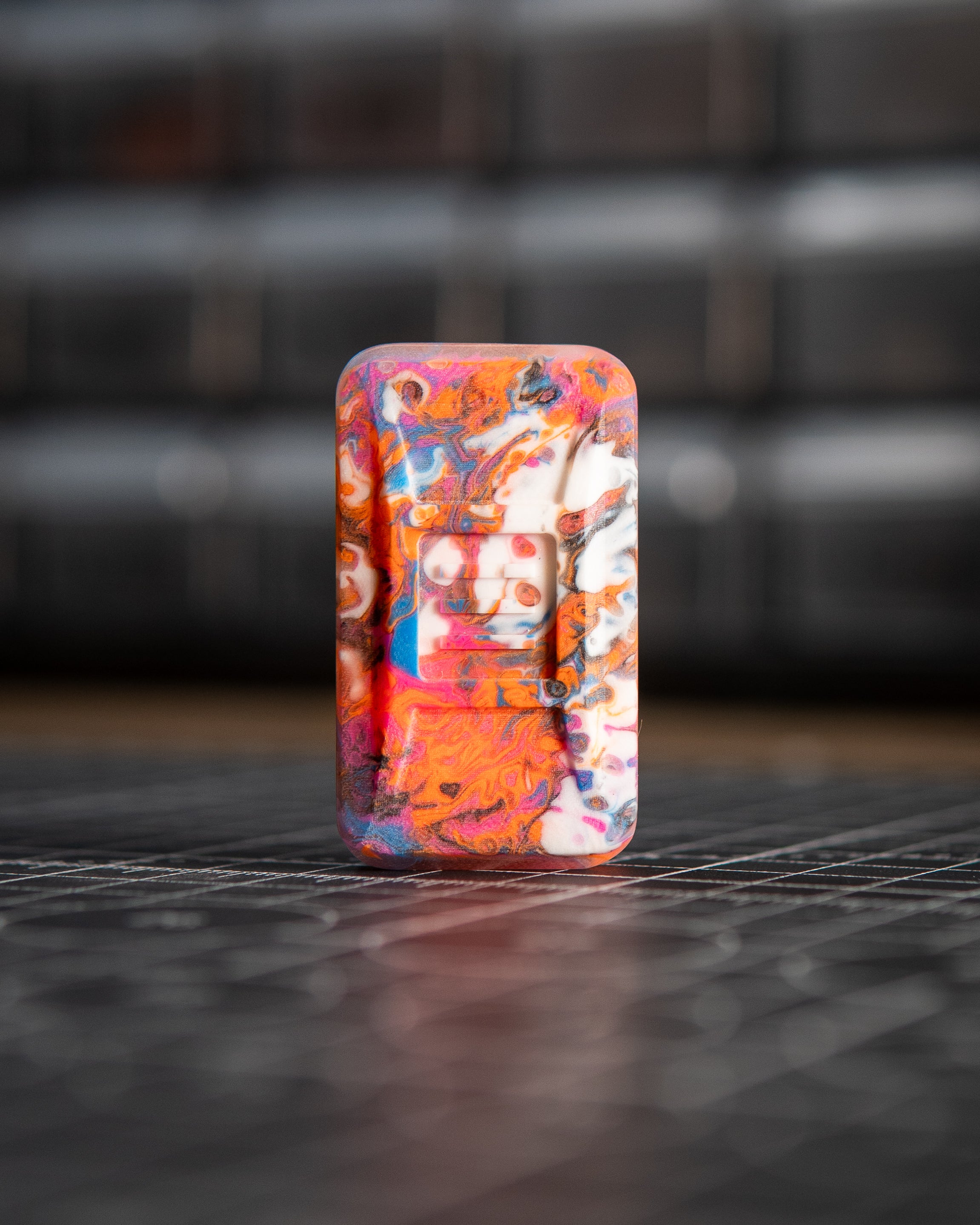 Delta Ergo Pro Tile Fidget Slider - Maker's Choice, Guitar Slab Resin