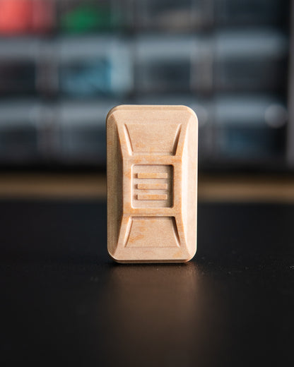 Delta Ergo Pro Tile Fidget Slider - Maker's Choice, Richlite Maple