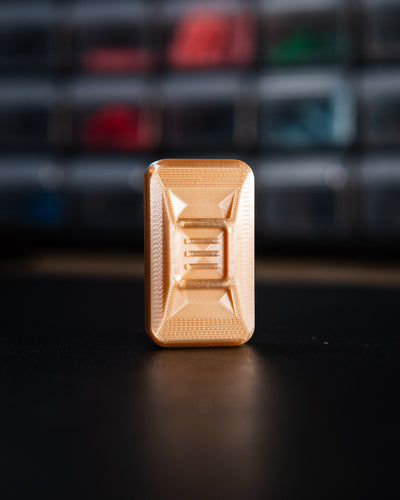 Delta Ergo Tile Fidget Slider - Champagne Silk Plastic
