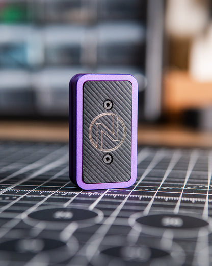 Delta Tile Fidget Slider - Maker's Choice, Deep Purple