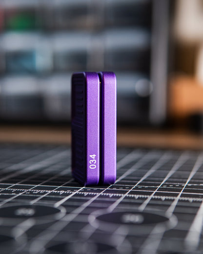 Delta Tile Fidget Slider - Maker's Choice, Deep Purple