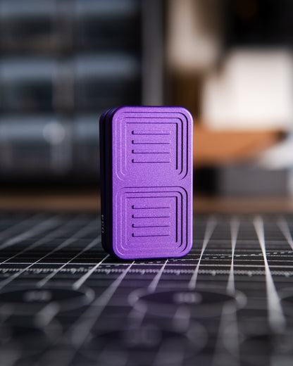 Delta Tile Fidget Slider - Maker's Choice, Deep Purple