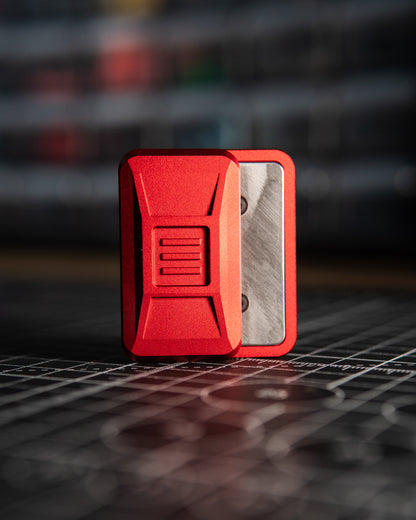 Delta Ergo Tile Fidget Slider - Maker's Choice, Cherry Red