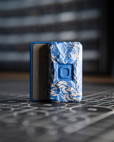 Echo Appa Tile Fidget Slider - Aluminum Tempest Blue, "Storm Tide" Edition