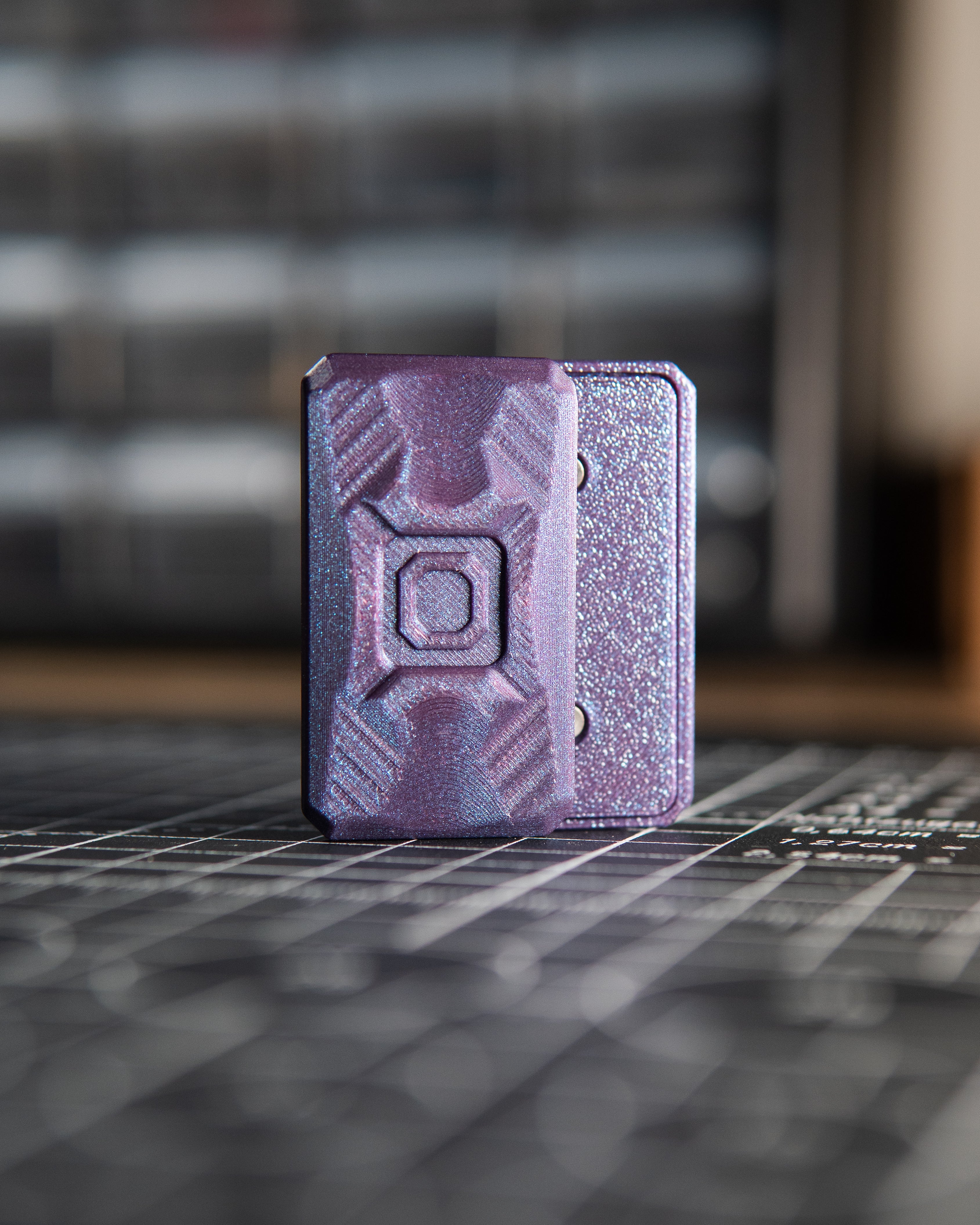 Echo Appa Tile Fidget Slider - Maker's Choice, Galaxy Purple PLA