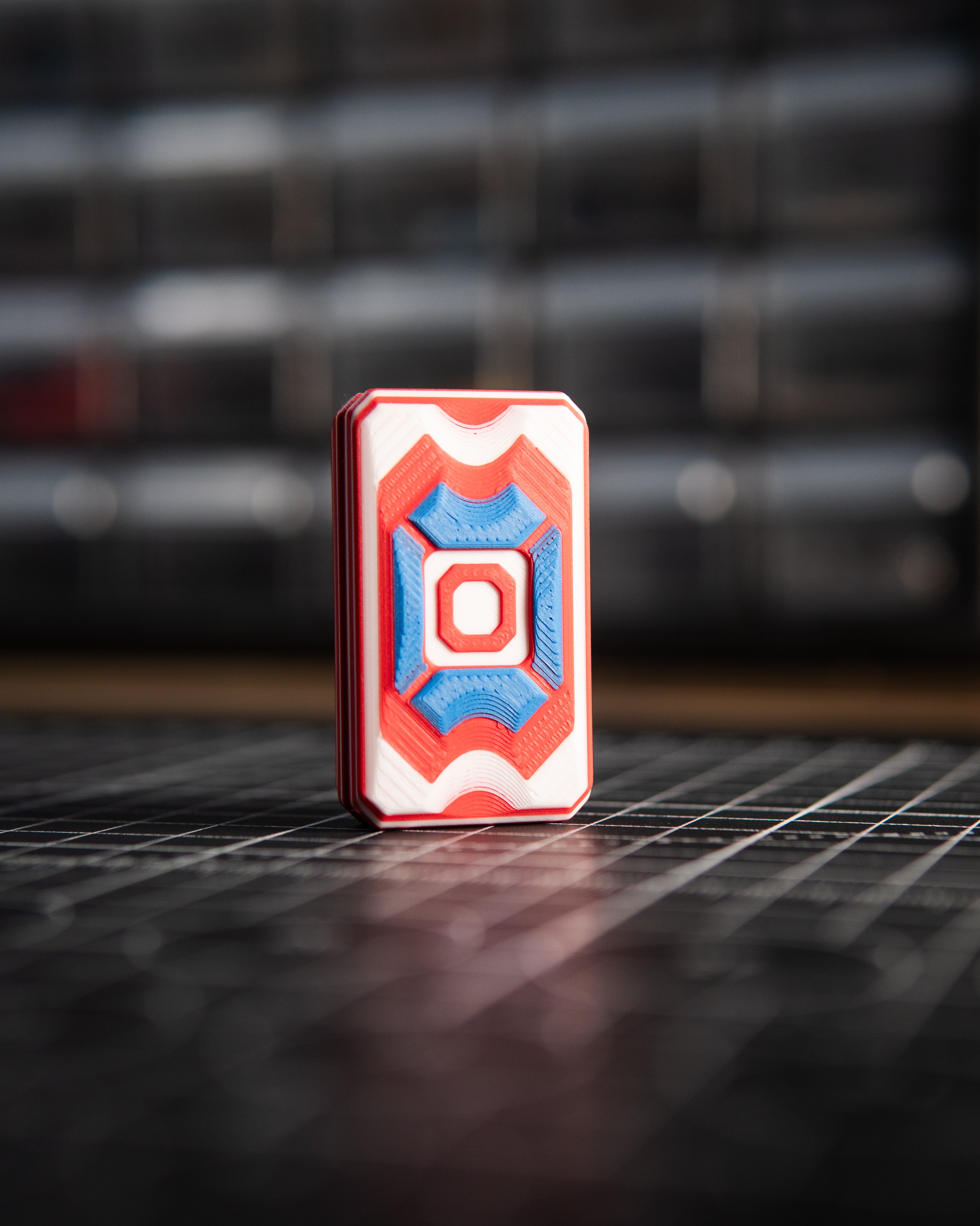 Echo Appa Tile Fidget Slider - Limited Edition, Freedom Red, White & Blue