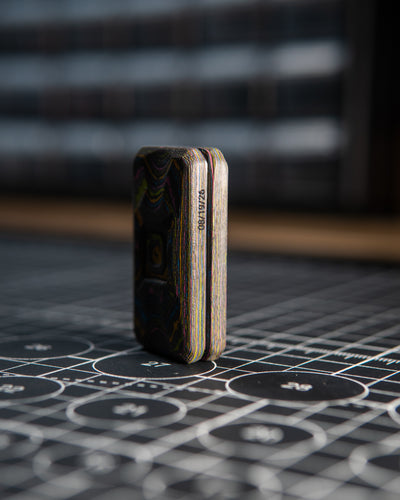 Echo Appa Pro Tile Fidget Slider - 80's Camo Carbon Fiber