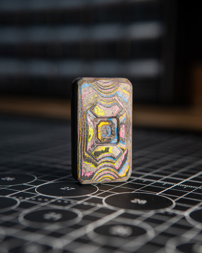 Echo Appa Pro Tile Fidget Slider - 80's Camo Carbon Fiber