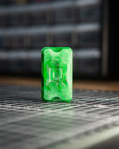 Echo Appa Pro Tile Fidget Slider - Raffir Alume Moon Green